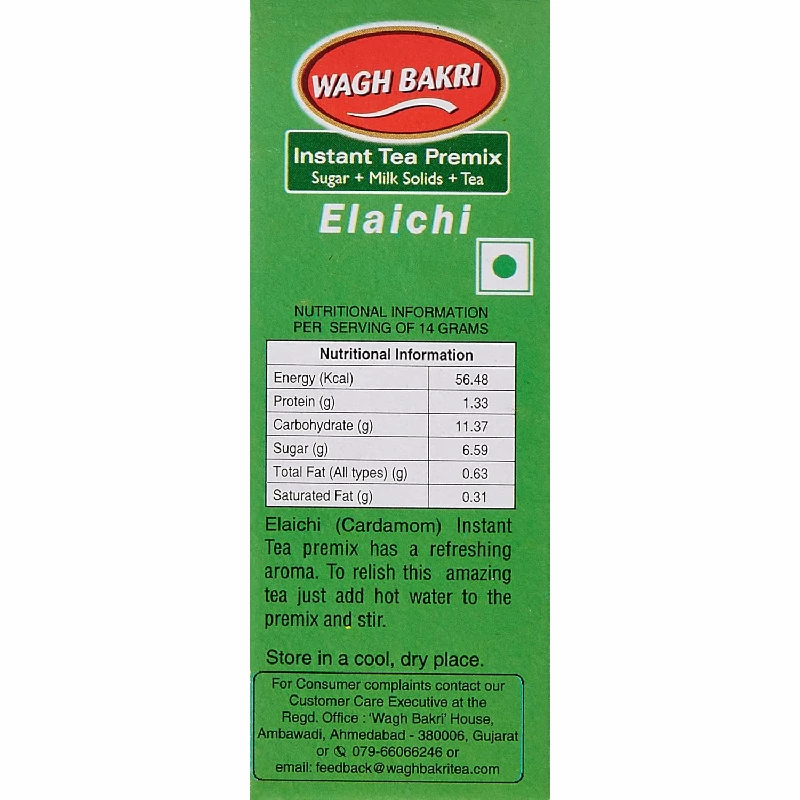 Wagh Bakri Elaichi Instant Chai Tea Premix Powder, 140 g-3.webp